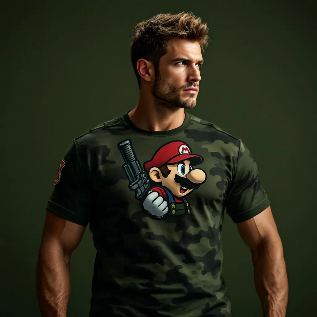 T-shirt Mario Rambo - Collection Gaming Exclusive | 