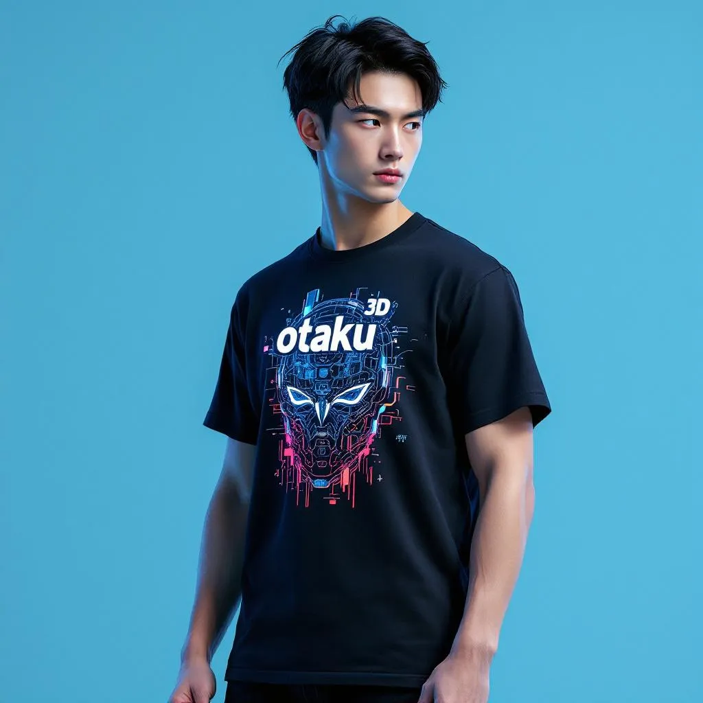 T-shirt Otaku 3D