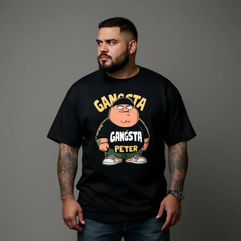 T-shirt Gangsta Peter - Collection Family Guy Exclusive | 